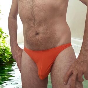 Men's Orange Briefs